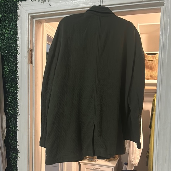 Madewell Olive Green Blazer - Picture 2 of 4